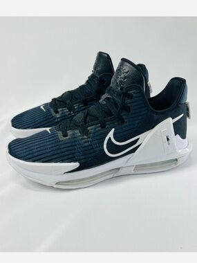 Nike LeBron Witness 6 Blue Black and White Basketball Sneaker Size 11.5